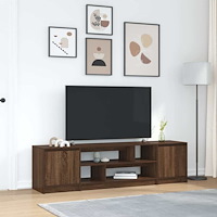 vidaXL TV-bänk brun ek 188,5x41x50 cm konstruerat trä