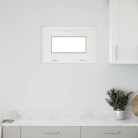 vidaXL Källarfönster "RISOR" 60x40 cm lutande 2 glas vit