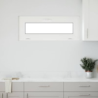 vidaXL Källarfönster "RISOR" 100x40 cm lutbart 2 glas antracit