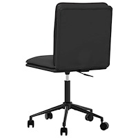 vidaXL Matstol svart konstläder