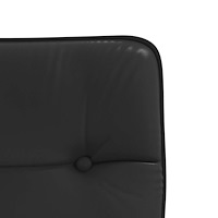 vidaXL Matstol svart konstläder