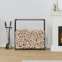 vidaXL Vedställ antracit 90x28x90 cm kallvalsat stål