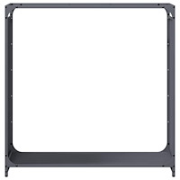 vidaXL Vedställ antracit 90x28x90 cm kallvalsat stål