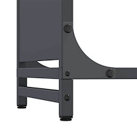 vidaXL Vedställ antracit 90x28x90 cm kallvalsat stål