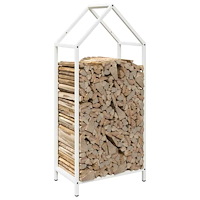 vidaXL Vedställ vit 40x25x90 cm kallvalsat stål
