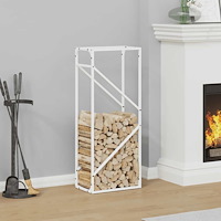 vidaXL Vedställ vit 40x25x100 cm kallvalsat stål