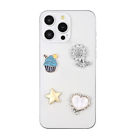 ONSALA Pimp your Phone Set.3 Metal and Plastic Charms 4pcs