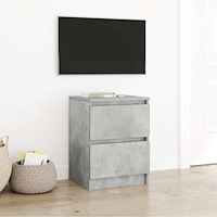 vidaXL TV-bänk betonggrå 40x35x54 cm konstruerat trä