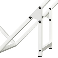 vidaXL Vedställ vit 60x25x60 cm kallvalsat stål