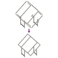 vidaXL Vedställ vit 60x25x60 cm kallvalsat stål