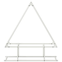 vidaXL Vedställ vit 80x25x90 cm kallvalsat stål