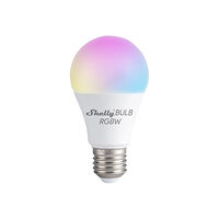 Shelly Shelly Duo - LED-glödlampa - E27 - 9 W - RGB/naturligt vitt ljus - 4000 K