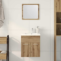 vidaXL Badrumsmöbler set 2 delar artisan ek konstruerat trä