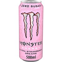 MONSTER ENERGY Monster Energy Ultra Strawberry Dreams Zero Sugar Energidryck 50 cl