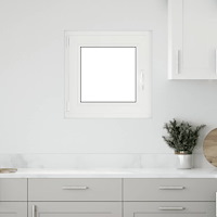 vidaXL Källarfönster RISOR 60x60 cm tilt&turn DIN vänster vit