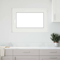 vidaXL Källarfönster RISOR 60x80 cm tilt&turn DIN höger vit