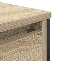 vidaXL Tvättställsskåp med lådor sonoma-ek 60x34,5x60 cm