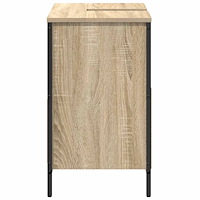 vidaXL Tvättställsskåp med lådor sonoma-ek 60x34,5x60 cm