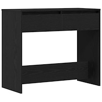 vidaXL Avlastningsbord svart ek 89x41x76,5 cm konstruerat trä