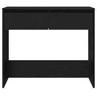 vidaXL Avlastningsbord svart ek 89x41x76,5 cm konstruerat trä