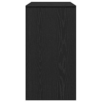 vidaXL Avlastningsbord svart ek 89x41x76,5 cm konstruerat trä