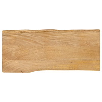 vidaXL Bordsskiva 90x40x2,5 cm levande kant massivt mangoträ