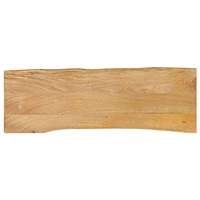 vidaXL Bordsskiva 110x40x2,5 cm levande kant massivt mangoträ
