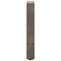 vidaXL Soffbordsben naturstål 2 st 28x(42-43) cm stål