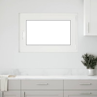 vidaXL Källarfönster RISOR 60x90 cm tilt&turn DIN höger vit
