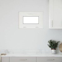 vidaXL Källarfönster "RISOR" 60x40 cm lutbart 3 glas vit