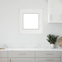 vidaXL Källarfönster RISOR 60x60 cm tilt&turn DIN vänster antracit