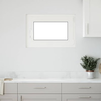 vidaXL Källarfönster RISOR 60x90 cm tilt&turn DIN höger antracit