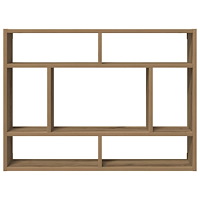 vidaXL Vägghylla artisan ek 75x16x55 cm konstruerat trä