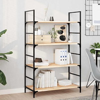 vidaXL Svävande hylla 80x40x2 cm obehandlat massivt akaciaträ