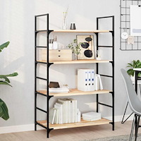 vidaXL Svävande hyllor 2 st 80x40x2 cm obehandlat massivt akaciaträ