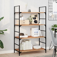 vidaXL Svävande hylla 80x40x2 cm behandlat massivt akaciaträ
