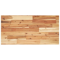 vidaXL Svävande hylla 80x40x2 cm behandlat massivt akaciaträ