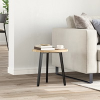 vidaXL Bordsskiva rund Ø40x2 cm massivt akaciaträ