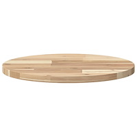 vidaXL Bordsskiva rund Ø40x2 cm massivt akaciaträ