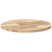vidaXL Bordsskiva rund Ø40x2 cm massivt akaciaträ