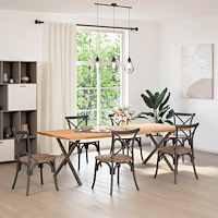 vidaXL Soffbordsben A-formade 2 st 70x(30-31) cm stål