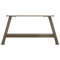 vidaXL Soffbordsben A-formade 2 st 70x(30-31) cm stål