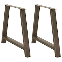 vidaXL Soffbordsben A-formade 2 st 90x(72-73) cm stål