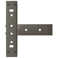 vidaXL Soffbordsben T-formade 2 st svarta 30x25x(30-31) cm stål