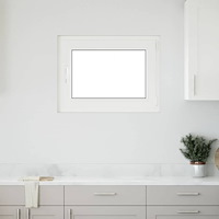 vidaXL Källarfönster RISOR 80x60 cm tilt&turn DIN höger vit