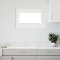 vidaXL Källarfönster RISOR 60x80 cm tilt&turn DIN höger antracit