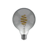 Hombli Hombli Smart HBEB-0311 - LED-glödlampa med filament - form: G95 - E27 - 5.5 W - varmt vitt ljus - 1800-6500 K - rökfärga...