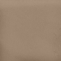 vidaXL Soffstol cappuccino 55 cm konstläder