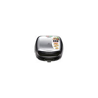 Tefal Tefal SNACK TIME 3PL SW342 - sandwichmaskin / våffeljärn / paninimaskin - svart/silver