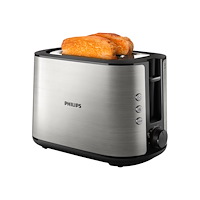 Philips Philips Viva Collection HD2650 Full metal - brödrost - rostfritt stål